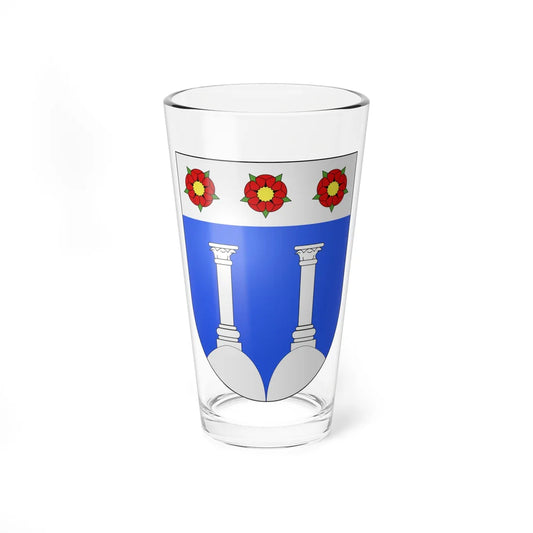Sévaz-coat of arms (Switzerland) (Coat of Arms) Pint Glass 16oz 16oz - Go Mug Yourself