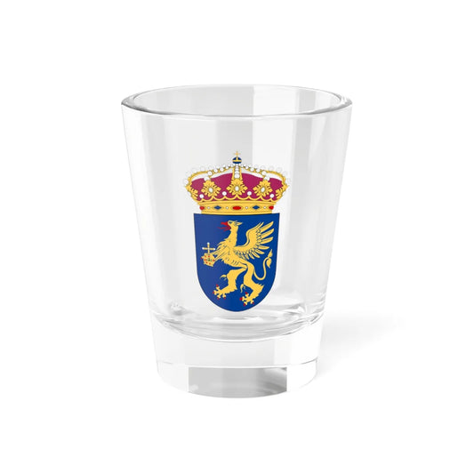 Svea helikopterbataljon vapen (Sweden) (Coat of Arms) Shot Glass 1.5oz 1.5oz - Go Mug Yourself