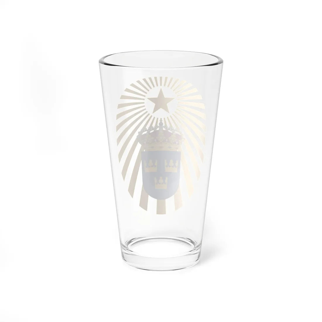 Svea ingenjörregemente vapen (Sweden) (Coat of Arms) Pint Glass 16oz - Go Mug Yourself