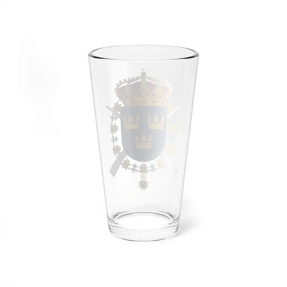 Svea Livgarde vapen (Sweden) (Coat of Arms) Pint Glass 16oz - Go Mug Yourself