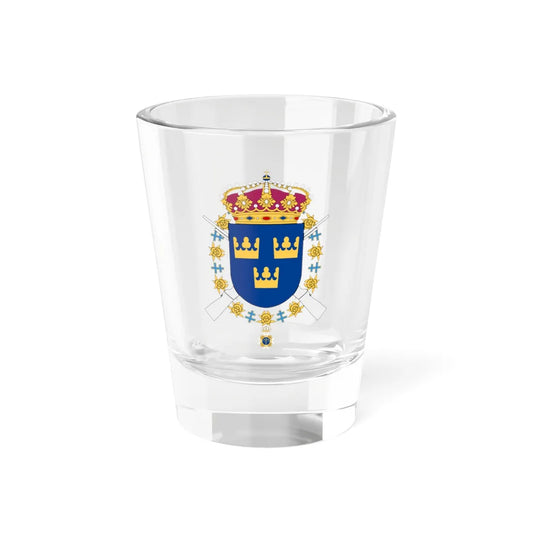 Svea Livgarde vapen (Sweden) (Coat of Arms) Shot Glass 1.5oz 1.5oz - Go Mug Yourself
