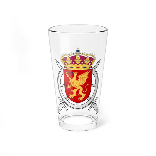 Svea trängregemente vapen (Sweden) (Coat of Arms) Pint Glass 16oz 16oz - Go Mug Yourself