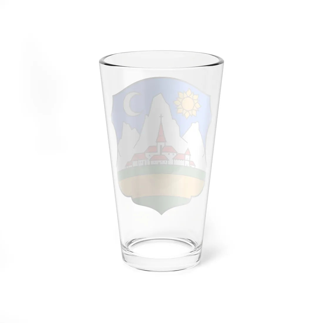 Svečani grb Ravne Gore (Croatia) (Coat of Arms) Pint Glass 16oz - Go Mug Yourself