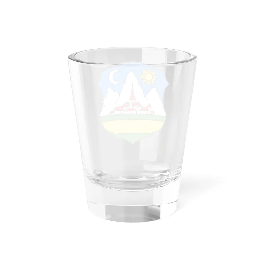 Svečani grb Ravne Gore (Croatia) (Coat of Arms) Shot Glass 1.5oz - Go Mug Yourself