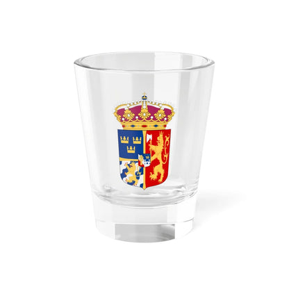 Svensk-Norska unionsvapnet (Sweden) (Coat of Arms) Shot Glass 1.5oz 1.5oz - Go Mug Yourself