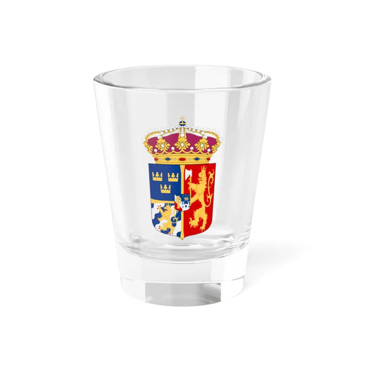 Svensk-Norska unionsvapnet (Sweden) (Coat of Arms) Shot Glass 1.5oz 1.5oz - Go Mug Yourself