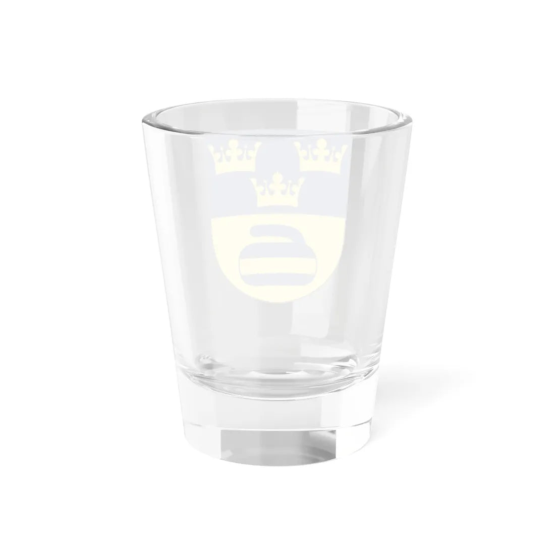 Svenska Curlingförbundet vapen (Sweden) (Coat of Arms) Shot Glass 1.5oz - Go Mug Yourself