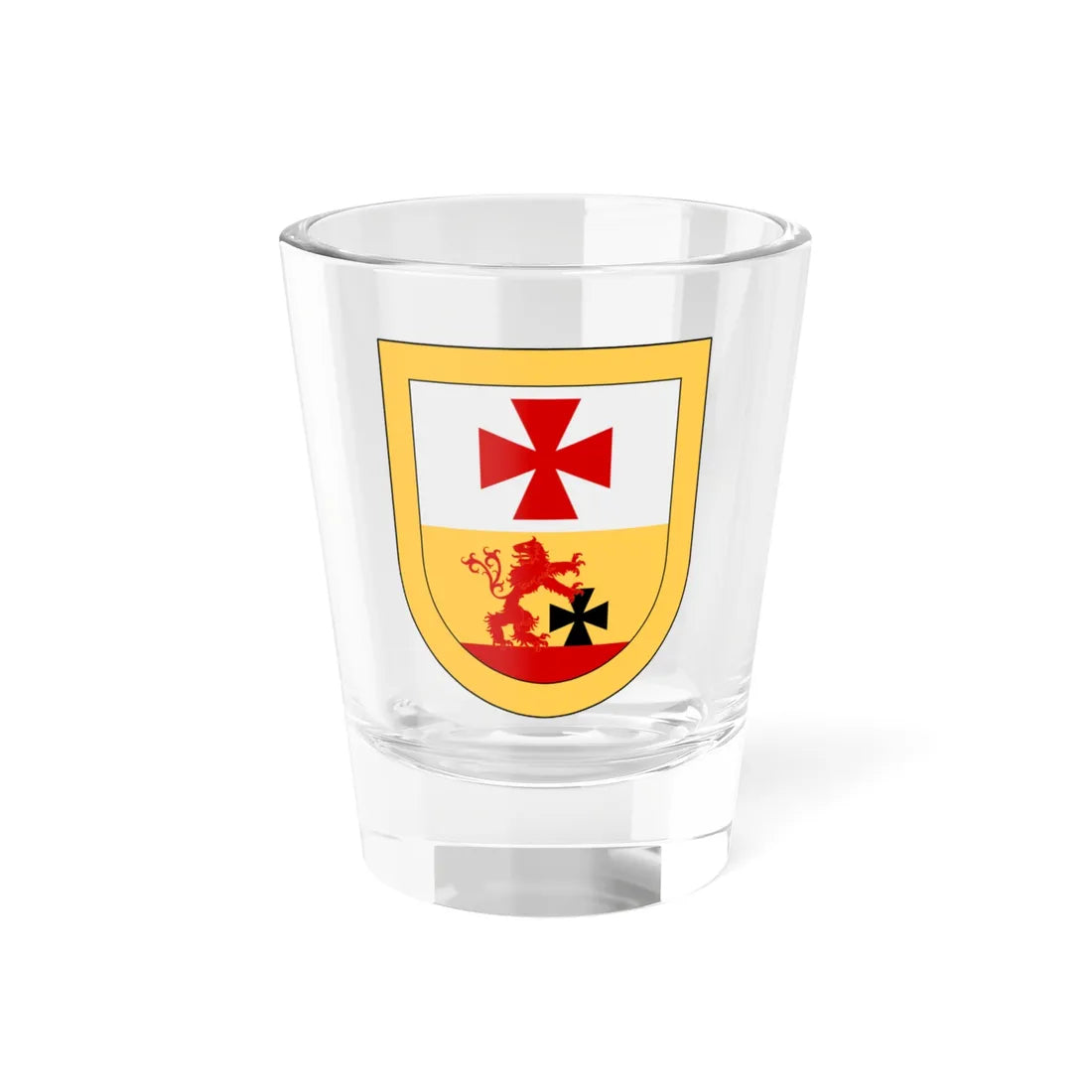 Svenska Frimurar Orden vapen (Sweden) (Coat of Arms) Shot Glass 1.5oz 1.5oz - Go Mug Yourself