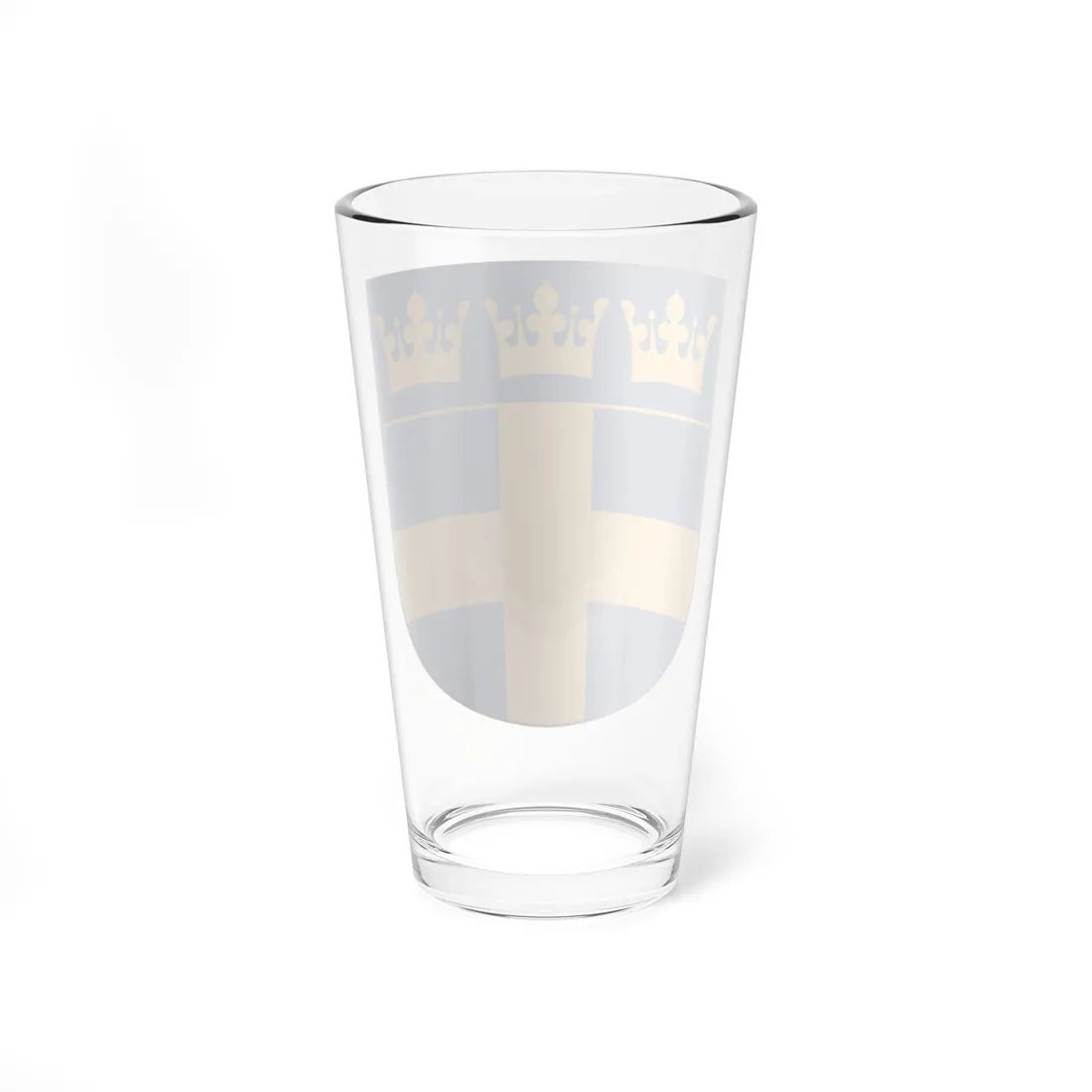 Svenska Försvarsutbildningsförbundet vapen (Sweden) (Coat of Arms) Pint Glass 16oz - Go Mug Yourself