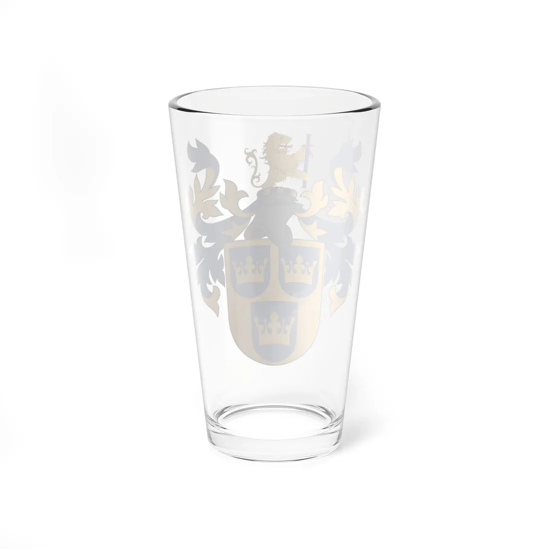 Svenska Heraldiska Föreningen vapen hela (Sweden) (Coat of Arms) Pint Glass 16oz - Go Mug Yourself
