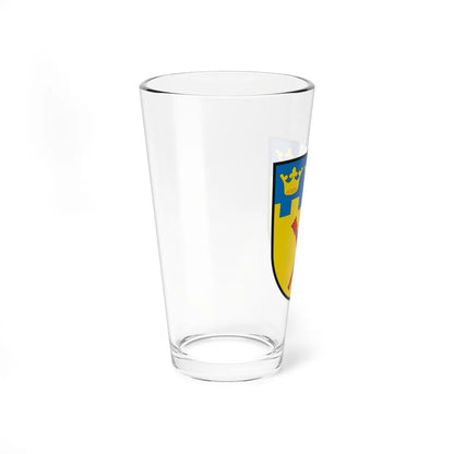 Svenska Kommunalheraldiska Institutet vapen (Sweden) (Coat of Arms) Pint Glass 16oz - Go Mug Yourself