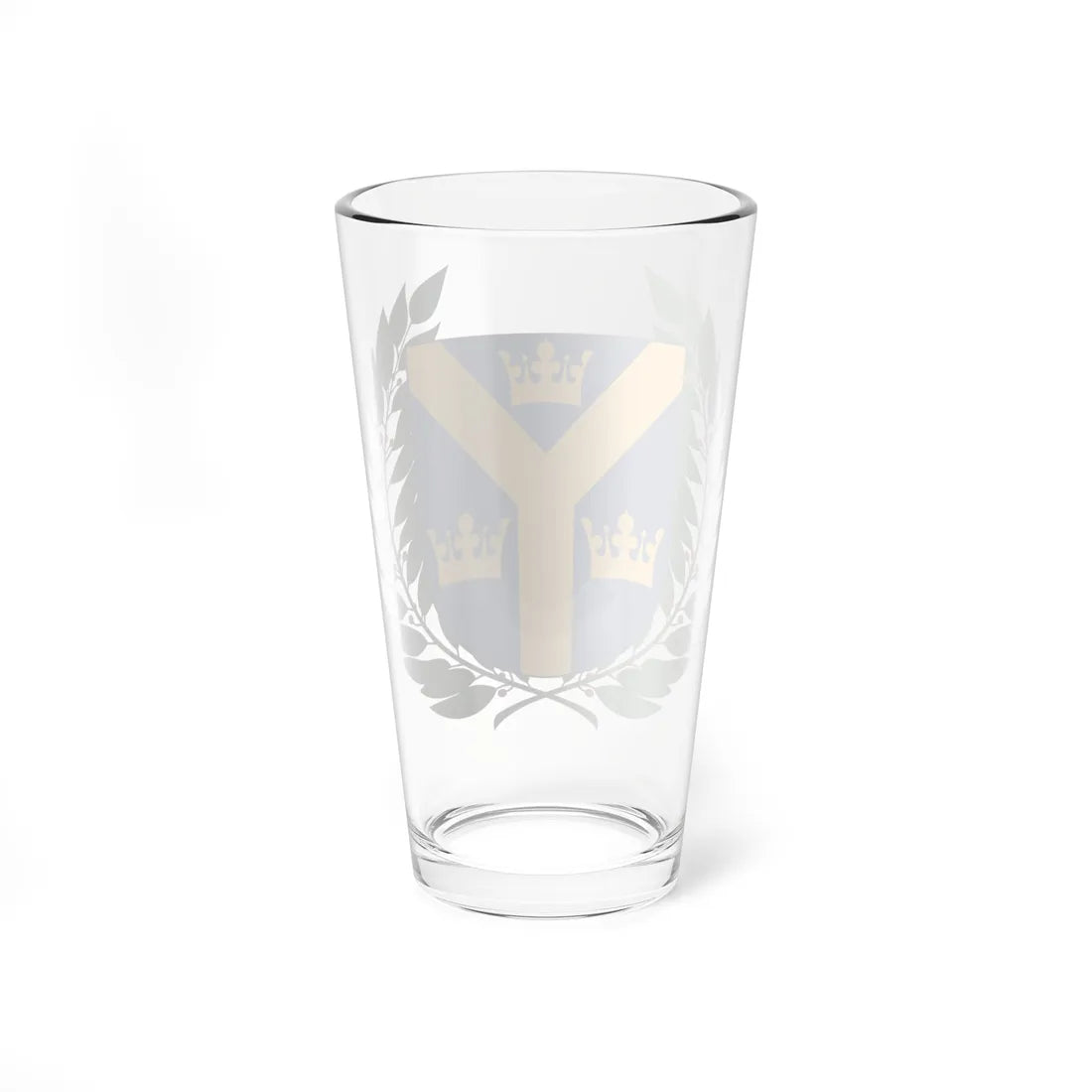 Svenska Nationalkommittén för Genealogi och Heraldik vapen (Sweden) (Coat of Arms) Pint Glass 16oz - Go Mug Yourself