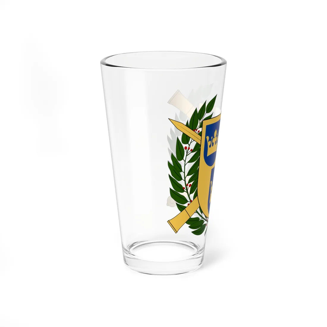 Svenska Vapenkollegiet vapen (Sweden) (Coat of Arms) Pint Glass 16oz - Go Mug Yourself