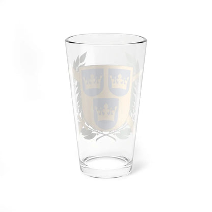 Svenska Vapenkollegiet vapen (Sweden) (Coat of Arms) Pint Glass 16oz - Go Mug Yourself