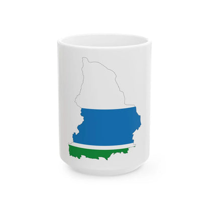 Sverdl-obl-geo-stub (Russia) White Coffee Mug 15oz - Go Mug Yourself