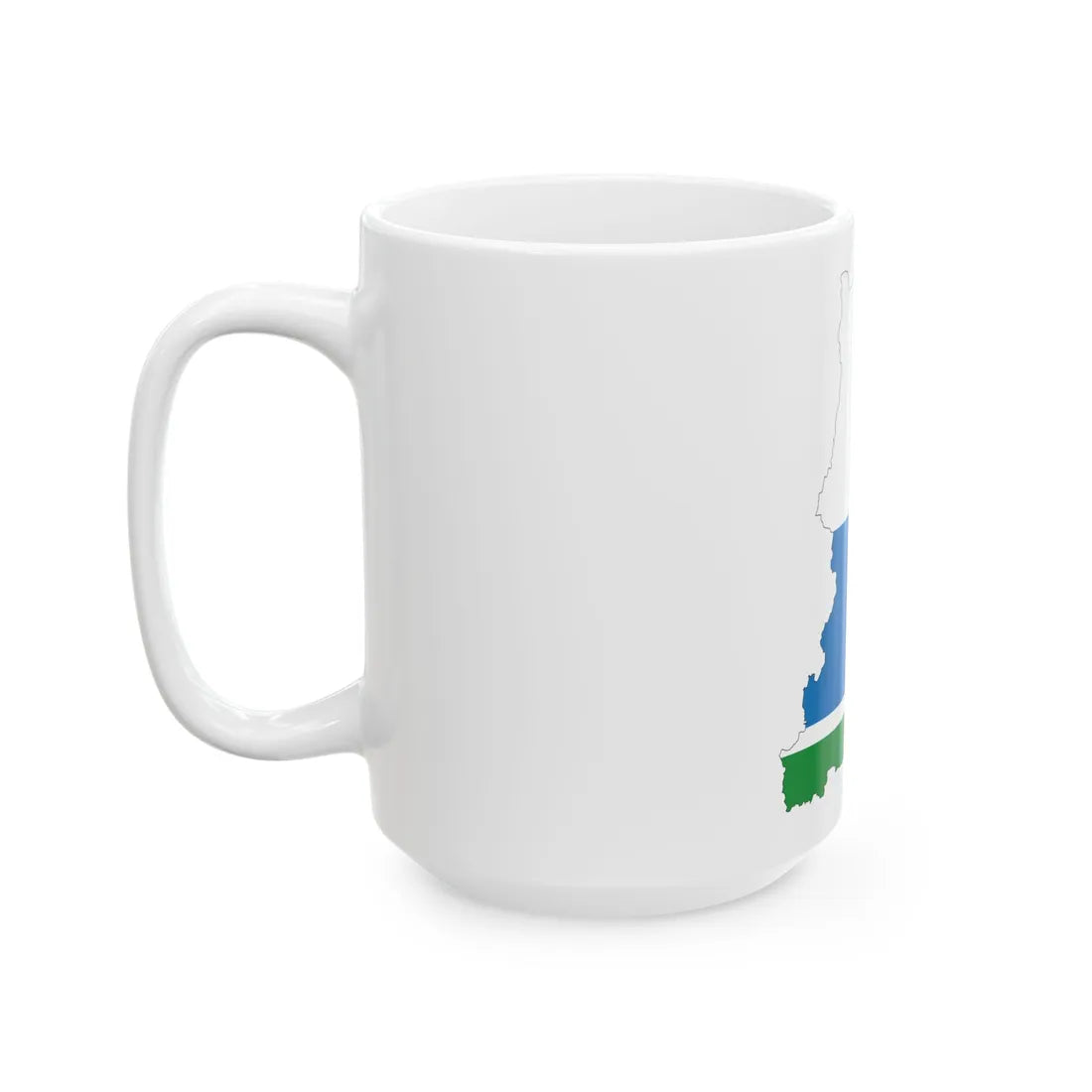 Sverdl-obl-geo-stub (Russia) White Coffee Mug - Go Mug Yourself