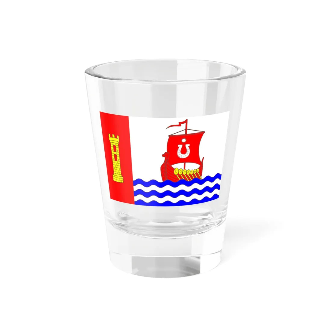 Sverdlovomoflag (Russia) Shot Glass 1.5oz 1.5oz - Go Mug Yourself