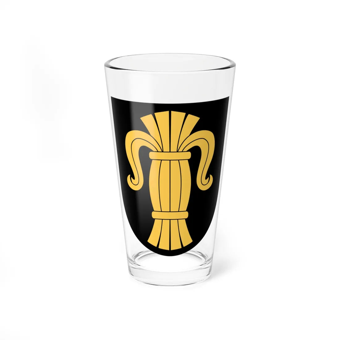 Sveriges nationella förbund vapen (Sweden) (Coat of Arms) Pint Glass 16oz 16oz - Go Mug Yourself