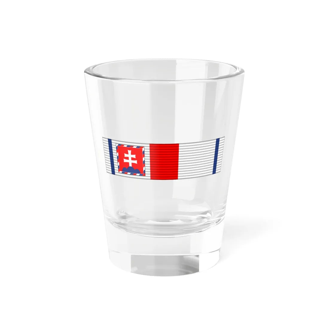 Svk Medaila Vojenskej Kancelarie Prezidenta Sr Bar (Slovakia) Shot Glass 1.5oz 1.5oz - Go Mug Yourself