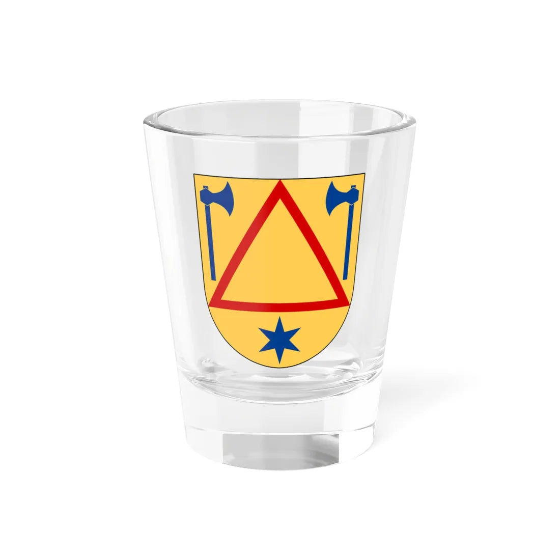 Svärtinge församling vapen (Sweden) (Coat of Arms) Shot Glass 1.5oz 1.5oz - Go Mug Yourself