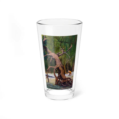 Swamp Adventure (Magazine Illustration) Pint Glass 16oz-16oz-Go Mug Yourself