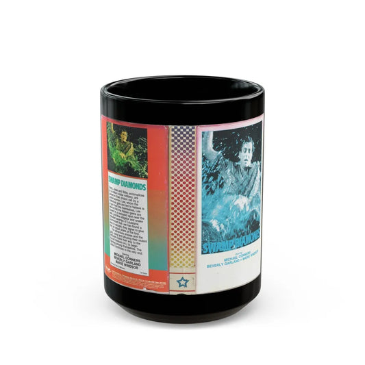 SWAMP DIAMONDS (VHS COVER) - Black Coffee Mug-15oz-Go Mug Yourself