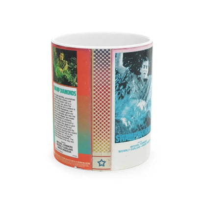 SWAMP DIAMONDS (VHS COVER) - White Coffee Mug 11oz - Go Mug Yourself