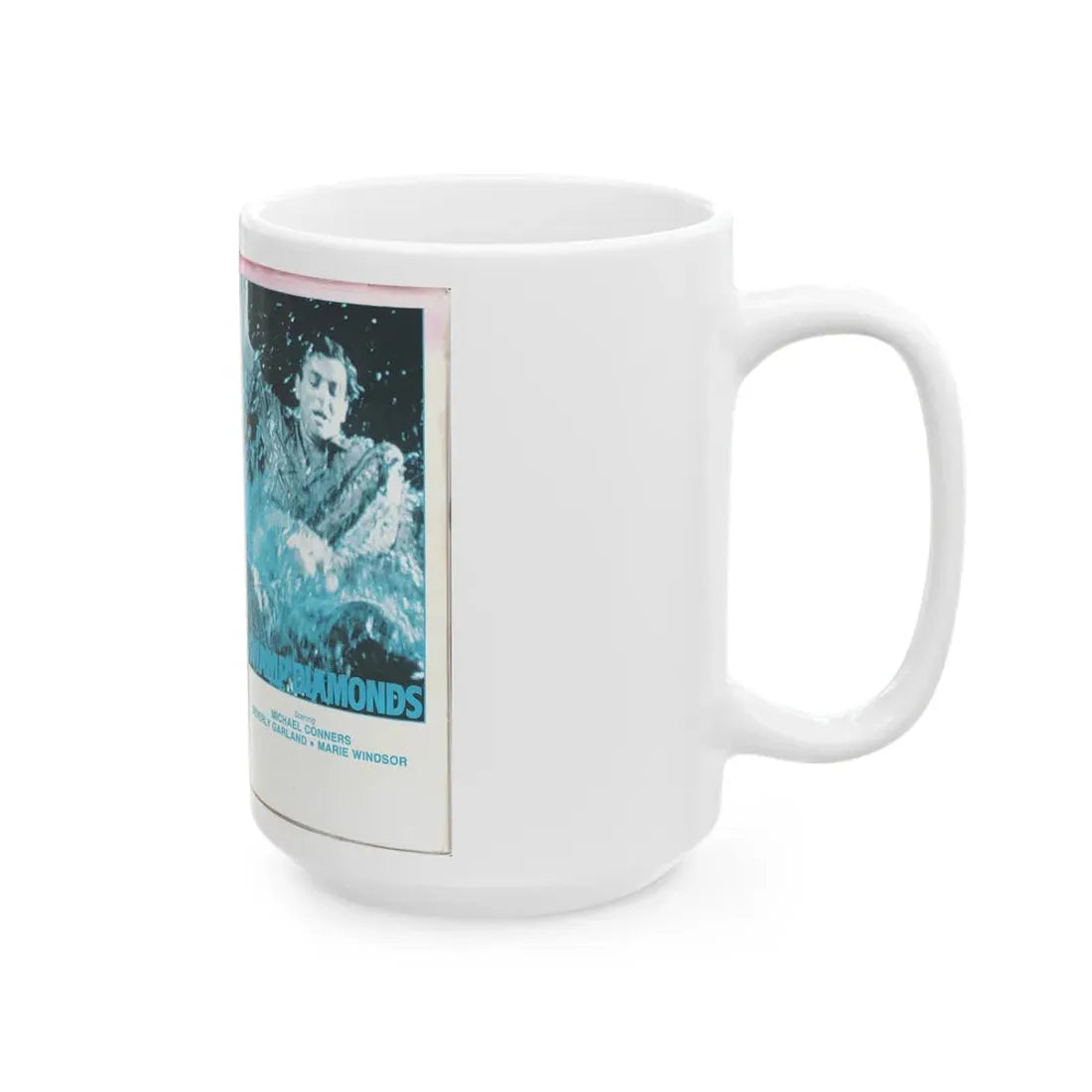 SWAMP DIAMONDS (VHS COVER) - White Coffee Mug - Go Mug Yourself