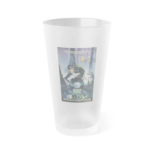 SWAMP THING 1982 Movie Poster - Frosted Pint Glass 16oz Default Title - Go Mug Yourself