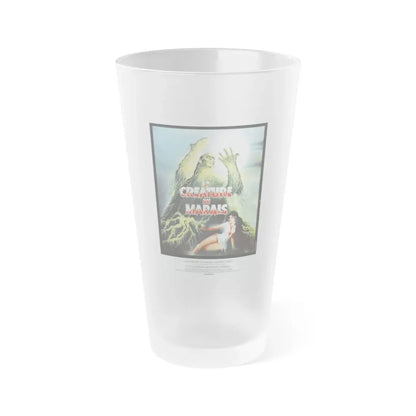 SWAMP THING (FRENCH) 1982 Movie Poster - Frosted Pint Glass 16oz Default Title - Go Mug Yourself