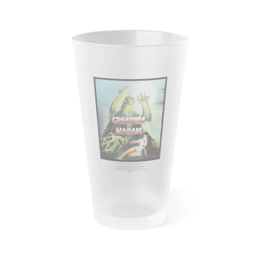 SWAMP THING (FRENCH) 1982 Movie Poster - Frosted Pint Glass 16oz Default Title - Go Mug Yourself