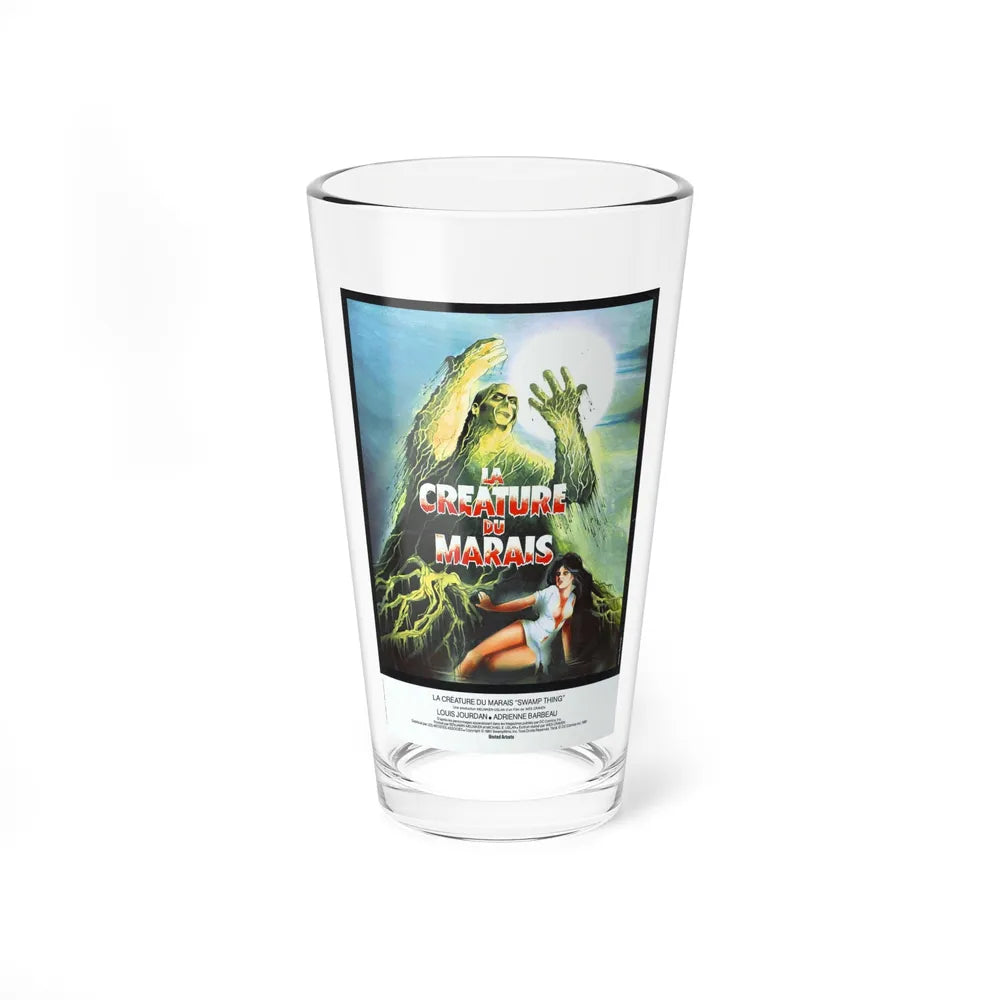 SWAMP THING (FRENCH) 1982 Movie Poster - Pint Glass 16oz-16oz-Go Mug Yourself