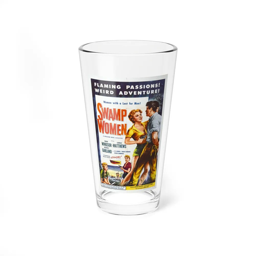 SWAMP WOMEN 1956 Movie Poster - Pint Glass 16oz-16oz-Go Mug Yourself