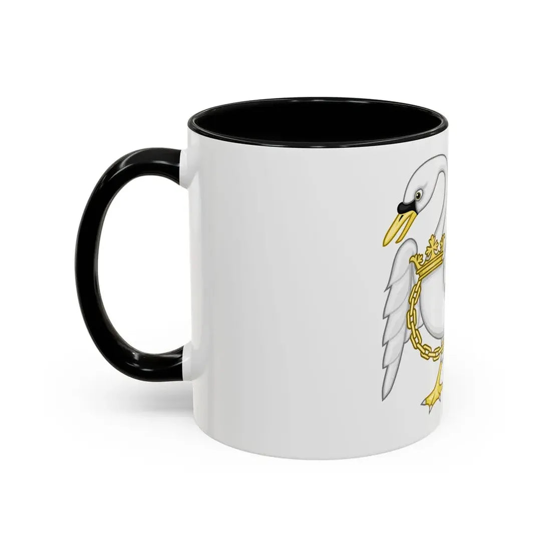 Swan Badge of Henry IV & V - Accent Coffee Mug - Go Mug Yourself