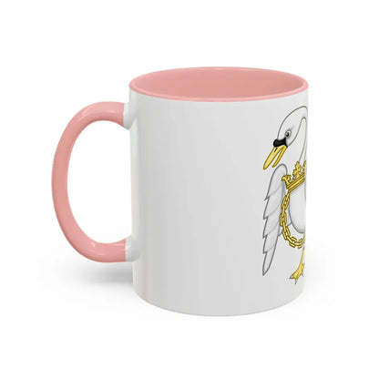 Swan Badge of Henry IV & V - Accent Coffee Mug - Go Mug Yourself