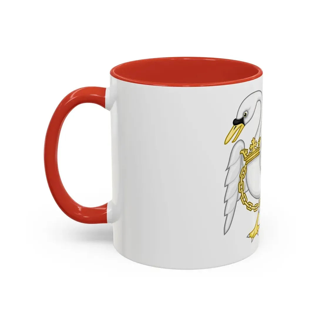 Swan Badge of Henry IV & V - Accent Coffee Mug - Go Mug Yourself