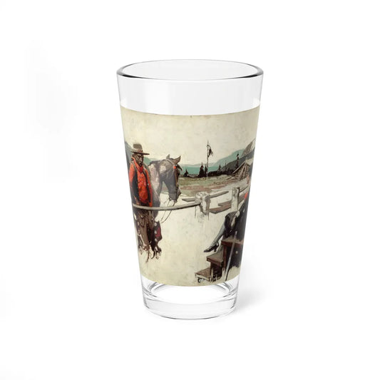 Swan's Mate, story illustration (Magazine Illustration) Pint Glass 16oz-16oz-Go Mug Yourself