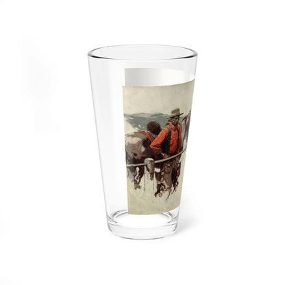 Swan's Mate, story illustration (Magazine Illustration) Pint Glass 16oz-Go Mug Yourself