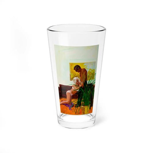 Swap At The Top, Paperback Novel AB1517 Cover (Greenleaf Classics Books, 1970) - Pint Glass 16oz 16oz - Go Mug Yourself