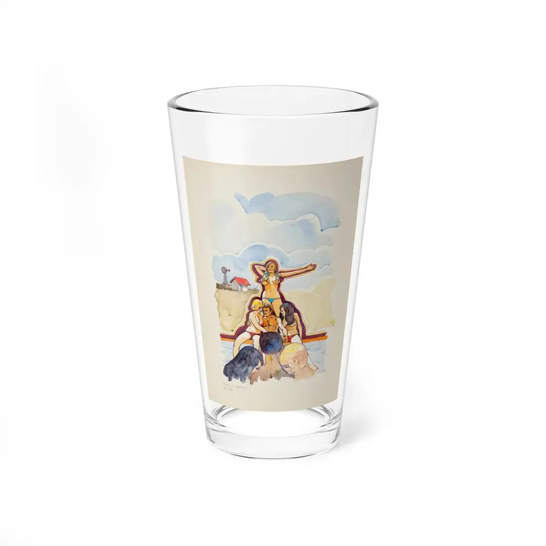 Swap Smorgasbord, paperback cover (Greenleaf Classics, Candid Reader) - Pint Glass 16oz 16oz - Go Mug Yourself