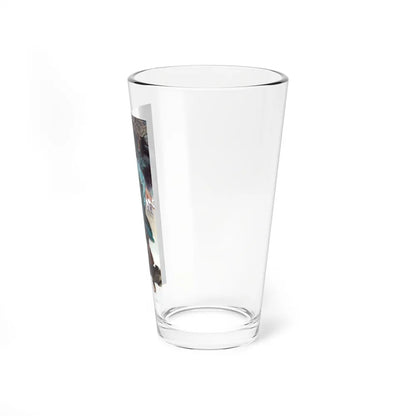 Swashbuckler Carrying Woman, The Saturday Evening Post interior illustration (Magazine Illustration) Pint Glass 16oz - Go Mug Yourself