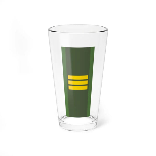 SWE flaggkorpral2 (Sweden) (Military Rank) Pint Glass 16oz 16oz - Go Mug Yourself