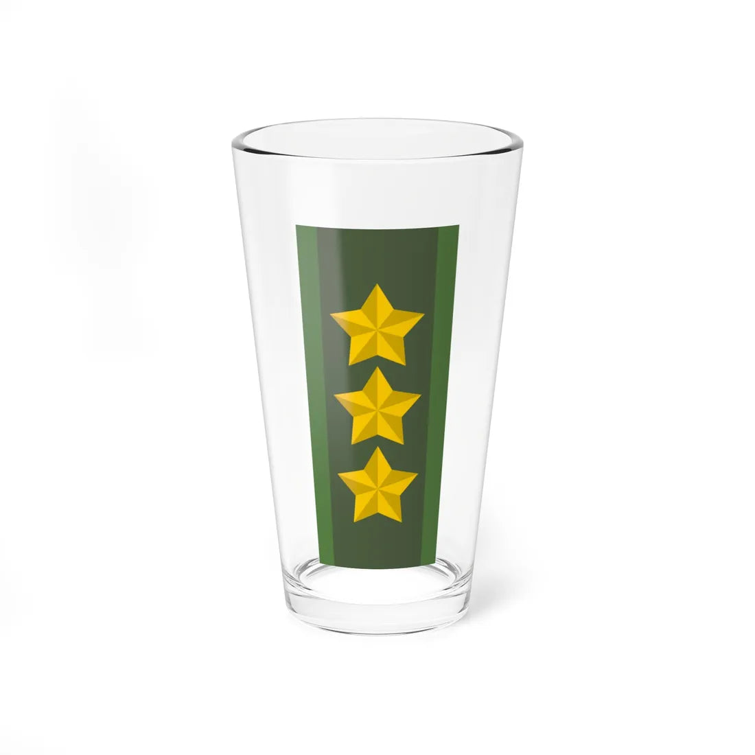 SWE Generallöjtnant (Sweden) (Military Rank) Pint Glass 16oz 16oz - Go Mug Yourself