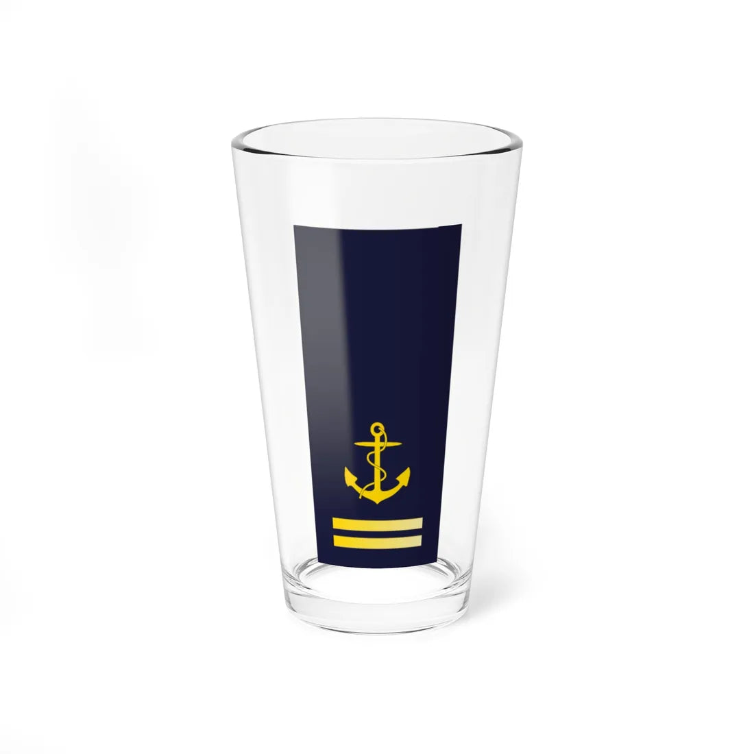 SWE Navy 2bar (Sweden) (Military Rank) Pint Glass 16oz 16oz - Go Mug Yourself