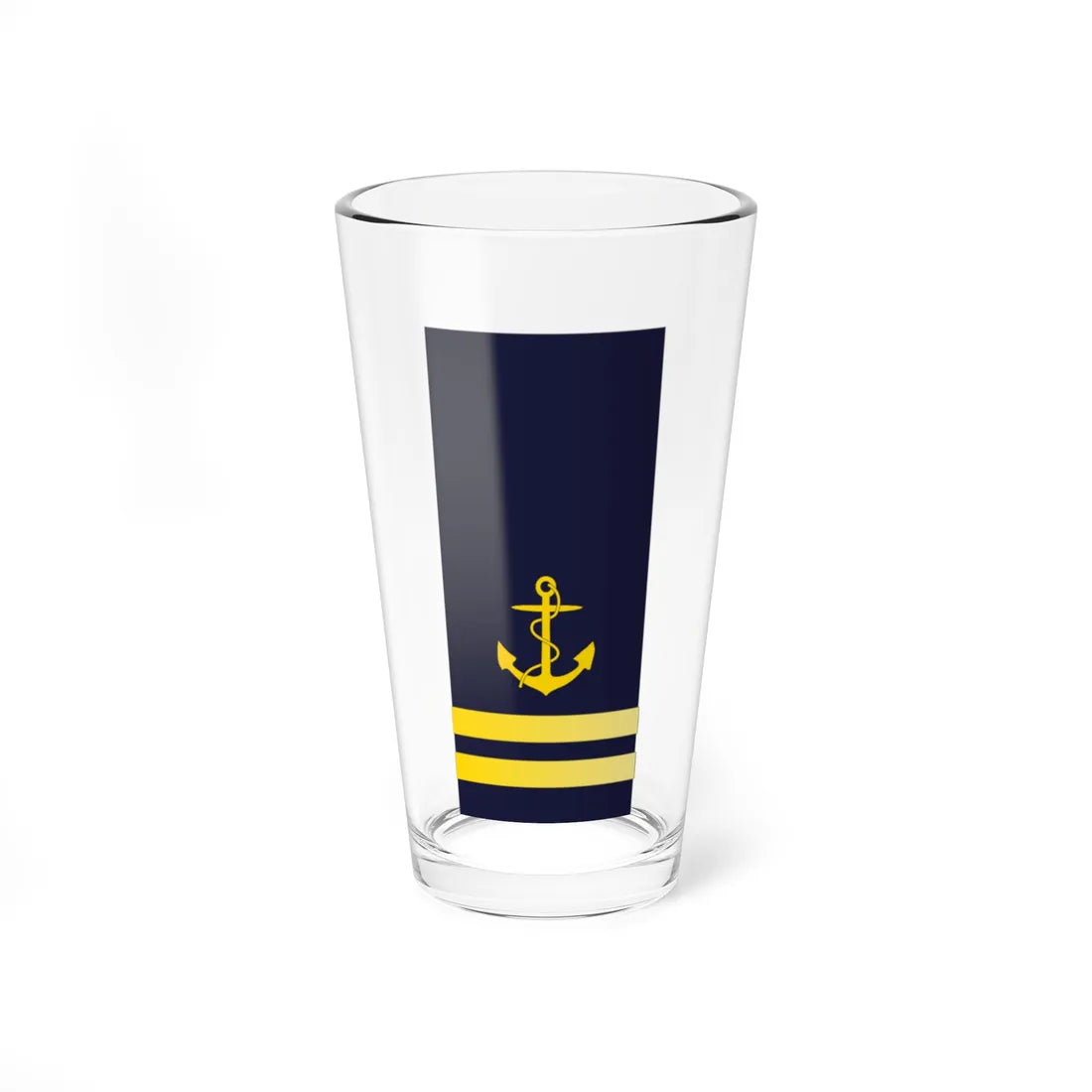 SWE Navy 2Stripes (Sweden) (Military Rank) Pint Glass 16oz 16oz - Go Mug Yourself