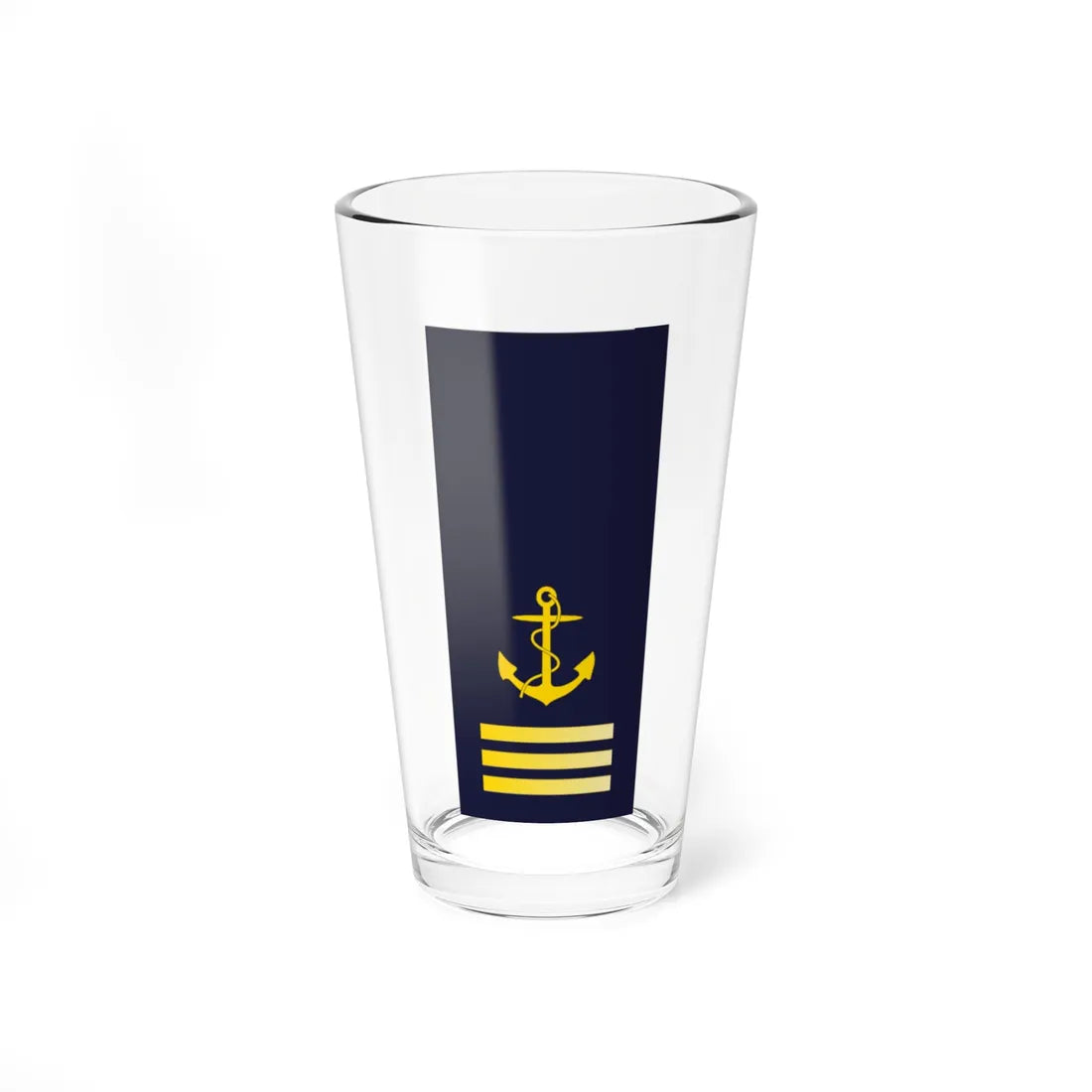 SWE Navy 3bar (Sweden) (Military Rank) Pint Glass 16oz 16oz - Go Mug Yourself