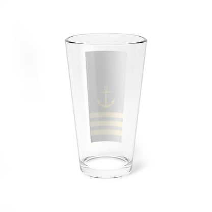 SWE Navy 3Stripes (Sweden) (Military Rank) Pint Glass 16oz - Go Mug Yourself