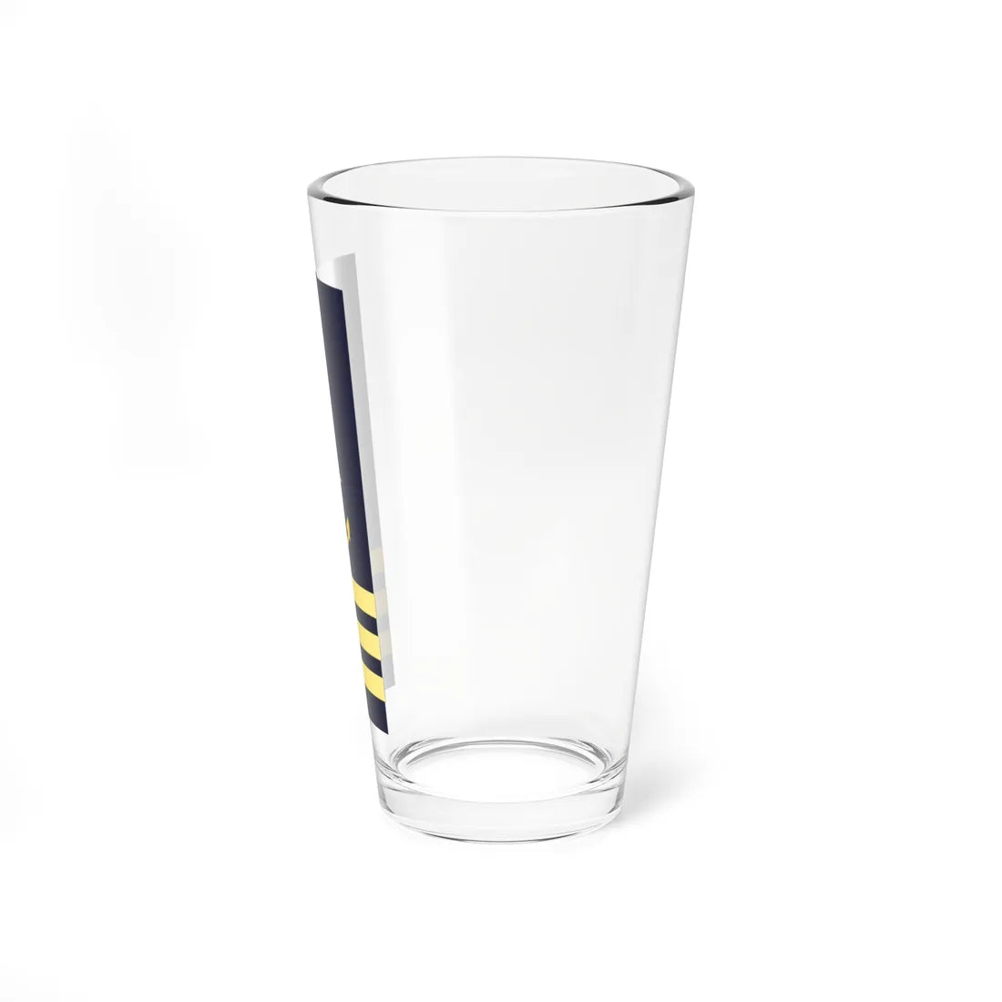 SWE Navy 3Stripes (Sweden) (Military Rank) Pint Glass 16oz - Go Mug Yourself