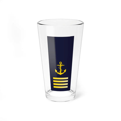 SWE Navy 4bar (Sweden) (Military Rank) Pint Glass 16oz 16oz - Go Mug Yourself