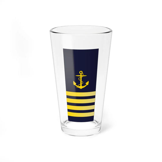 SWE Navy 4Stripes (Sweden) (Military Rank) Pint Glass 16oz 16oz - Go Mug Yourself